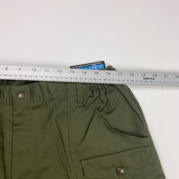NEW Vintage Boy Scout of American Cargo Shorts Mens Size 40 Green Elastic Waist - Picture 7 of 11
